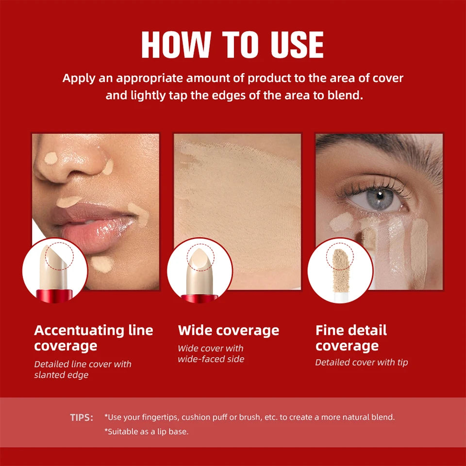 2-in-1 Full Coverage Blurring Liquid Concealer - 13