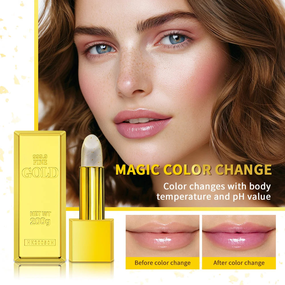 24K Gold Color Changing Moisturizing Lip Balm - 2