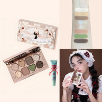 8-Color Chocolate Themed Eyeshadow Palette