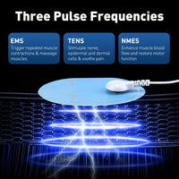 Dual-Channel TENS EMS Muscle Stimulator for Pain Relief and Recovery