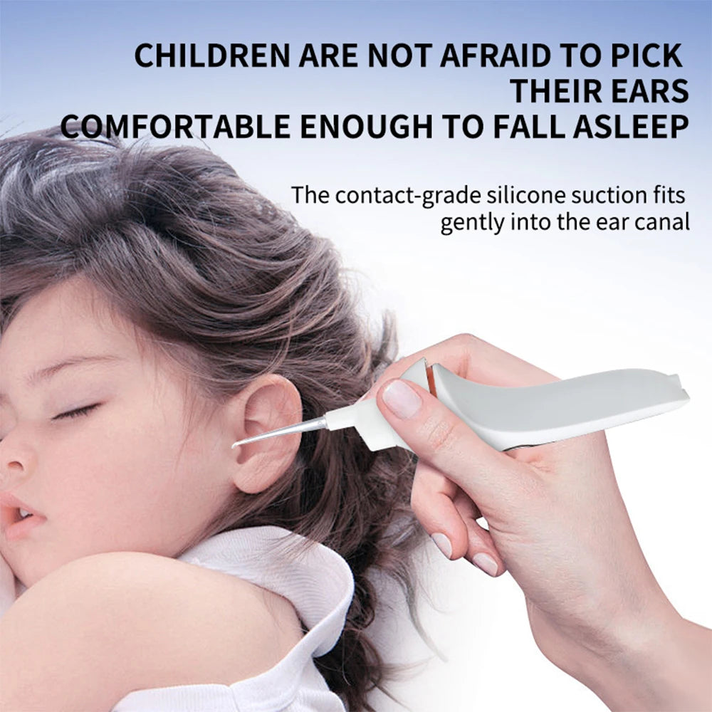 Electric LED Ear Wax Removal Vacuum Cleaner - 6