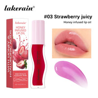 Honey Infused Hydrating Lip Oil for Glossy Nourished Lips