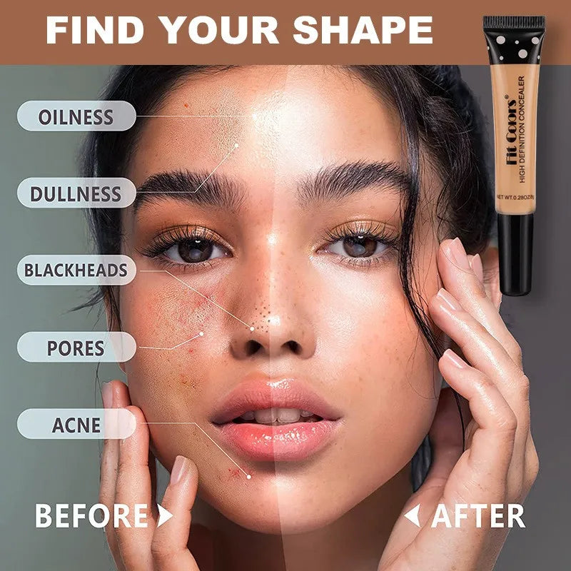 Full Coverage Facial Concealer for Flawless Skin - 4