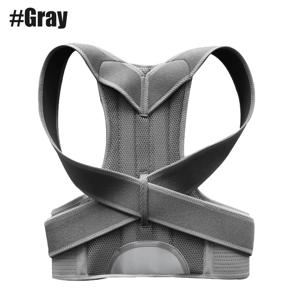 Adjustable Back Posture Corrector for Spine and Shoulder Support - 19