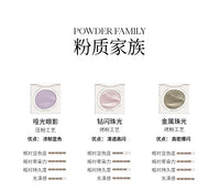 Single Color Matte and Glitter Highlighter Blush Palette