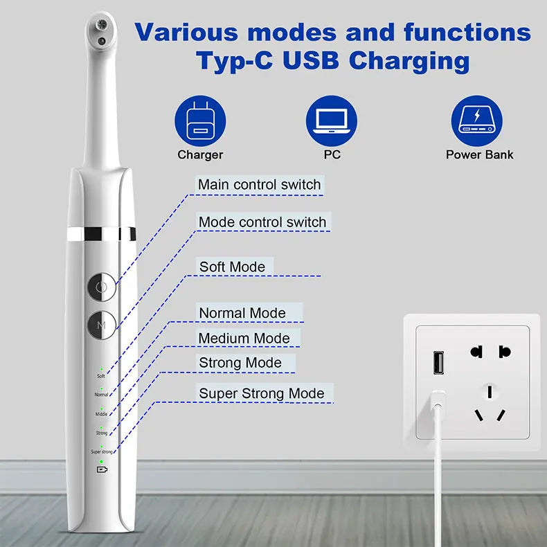 Electric Tooth Polisher for Home Teeth Whitening and Stain Removal - 8