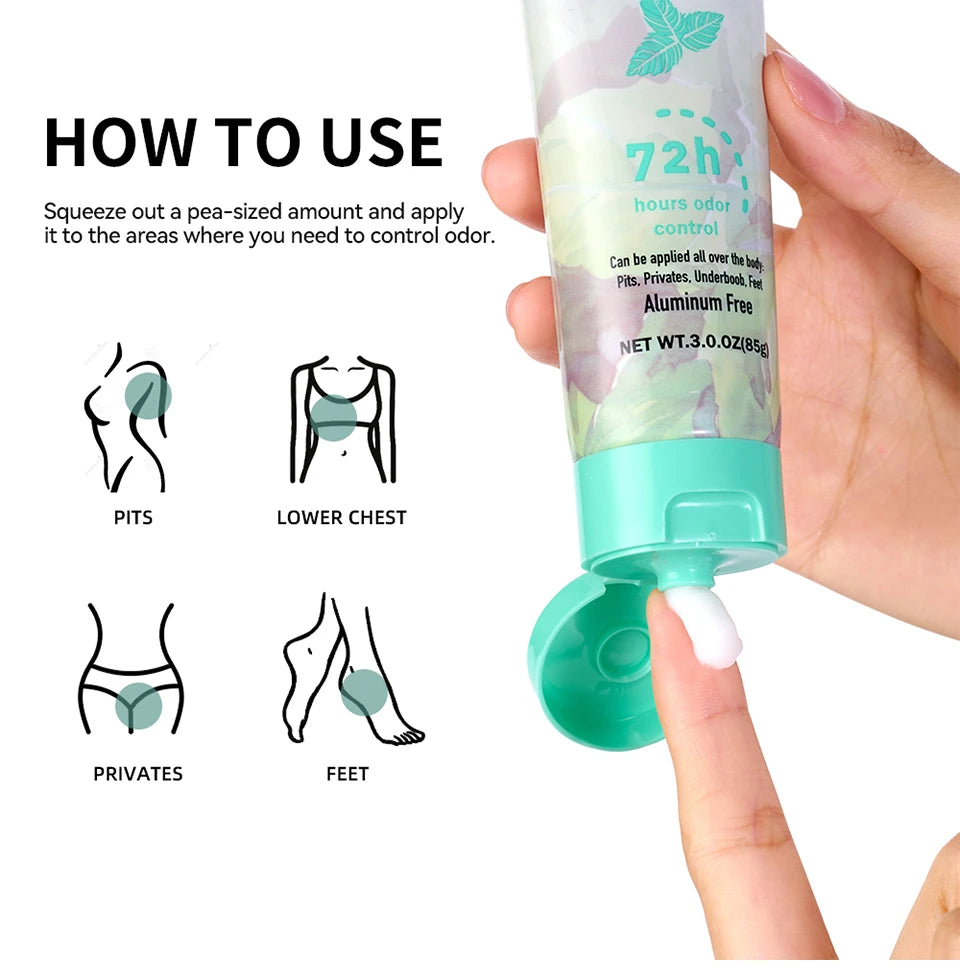 All-Day Invisible Full Body Deodorant Cream - 12