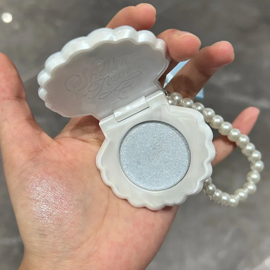 Shell Jewel Portable Shimmer Highlighter Balm Keychain - 2