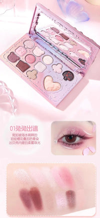 12-Color Neutral Eyeshadow Palette for Everyday Makeup