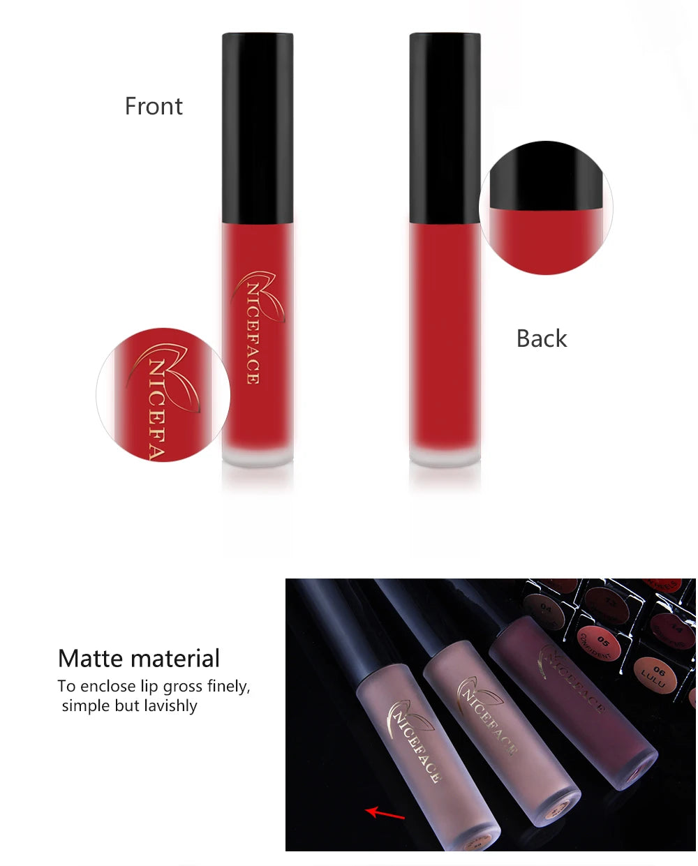 Long-Lasting Velvet Matte Liquid Lipstick - 10