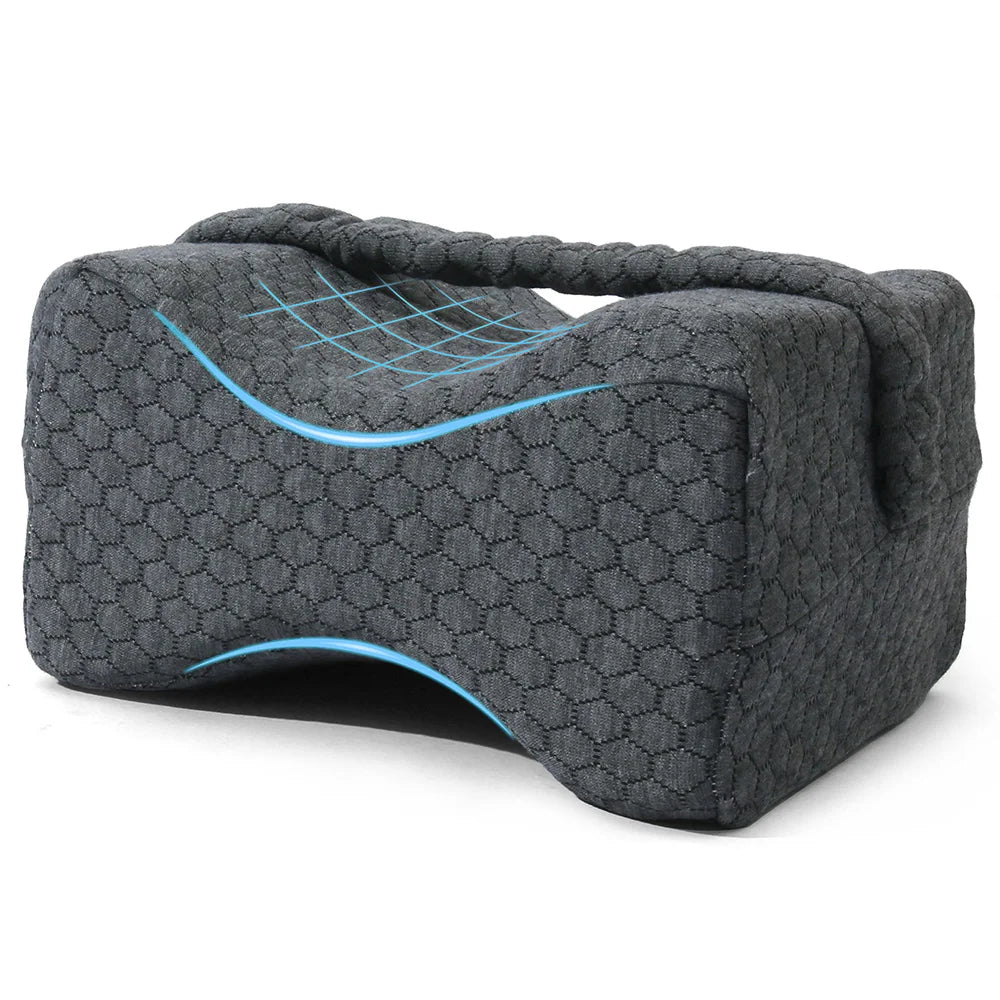 Ergonomic Memory Foam Knee Pillow for Side Sleepers - 8