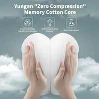 Ergonomic Memory Foam Lumbar Support Pillow for Chair and Car