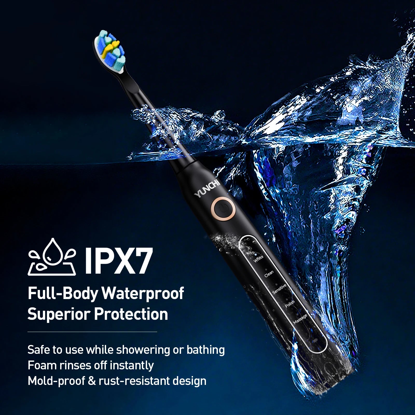 Ultrasonic Electric Toothbrush with 8 Brush Heads - 10
