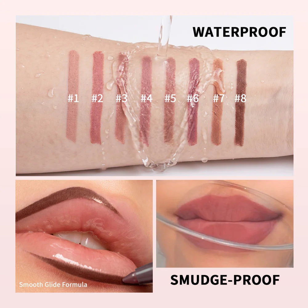 Waterproof Matte Lip Liner Pencil for Long-Lasting Contouring - 6
