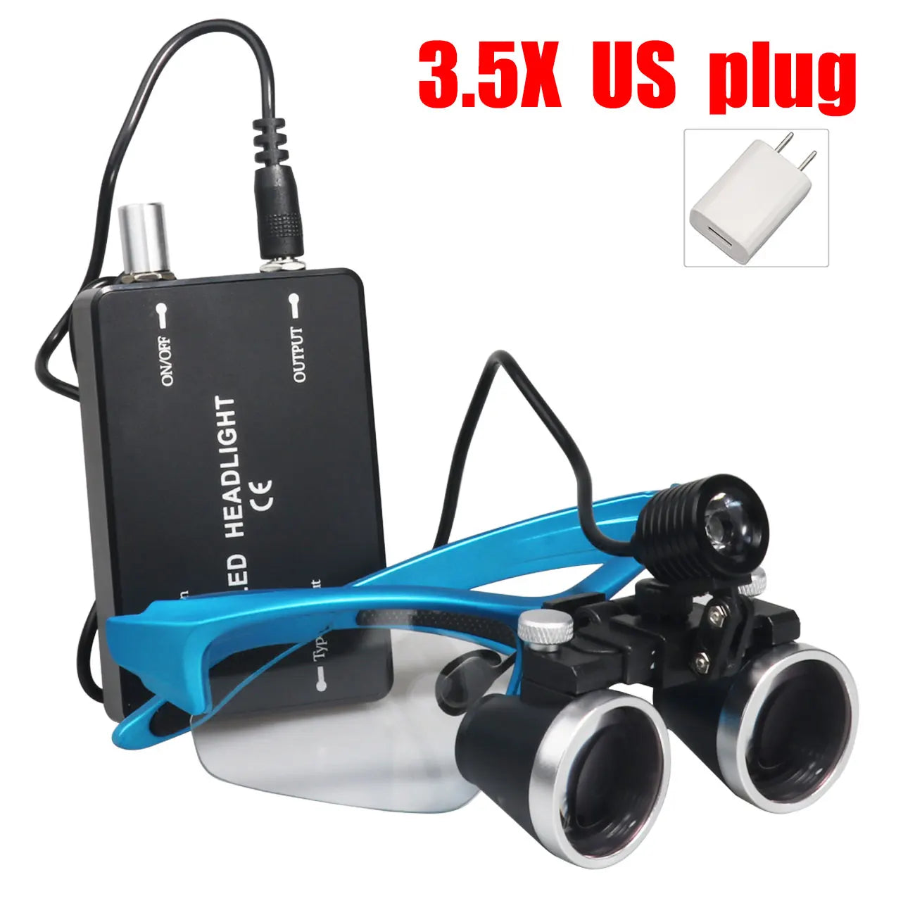 Professional Surgical Dental Loupes with LED Headlight - 12