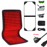 Wearable Red and Infrared Light Therapy Wrap for Muscle Recovery