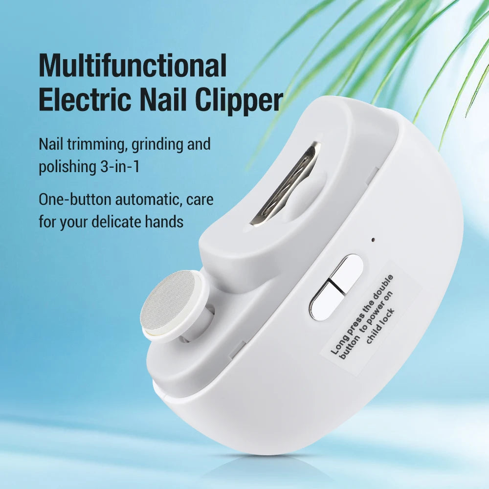 Electric Automatic Nail Trimmer and Polisher for Safe Grooming - 7