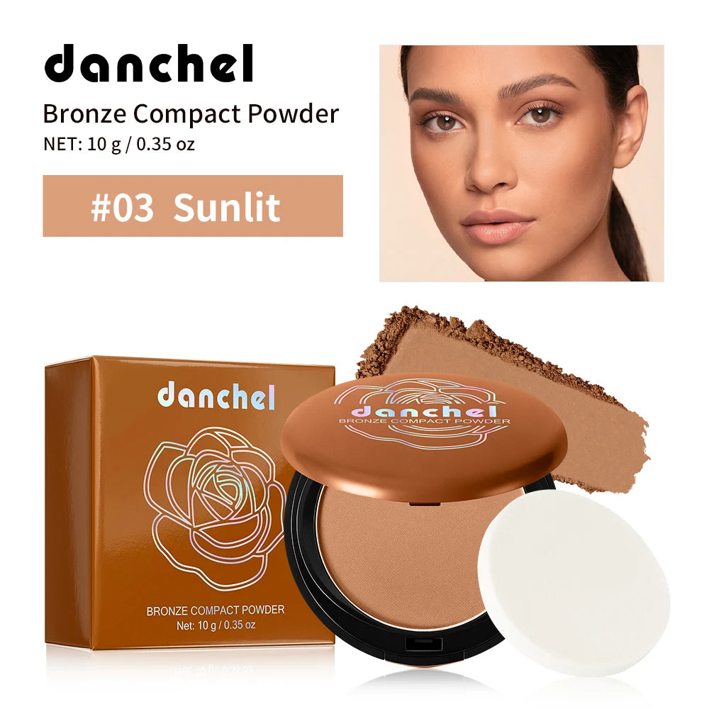 6-Color Matte Bronzer Powder Compact - 22