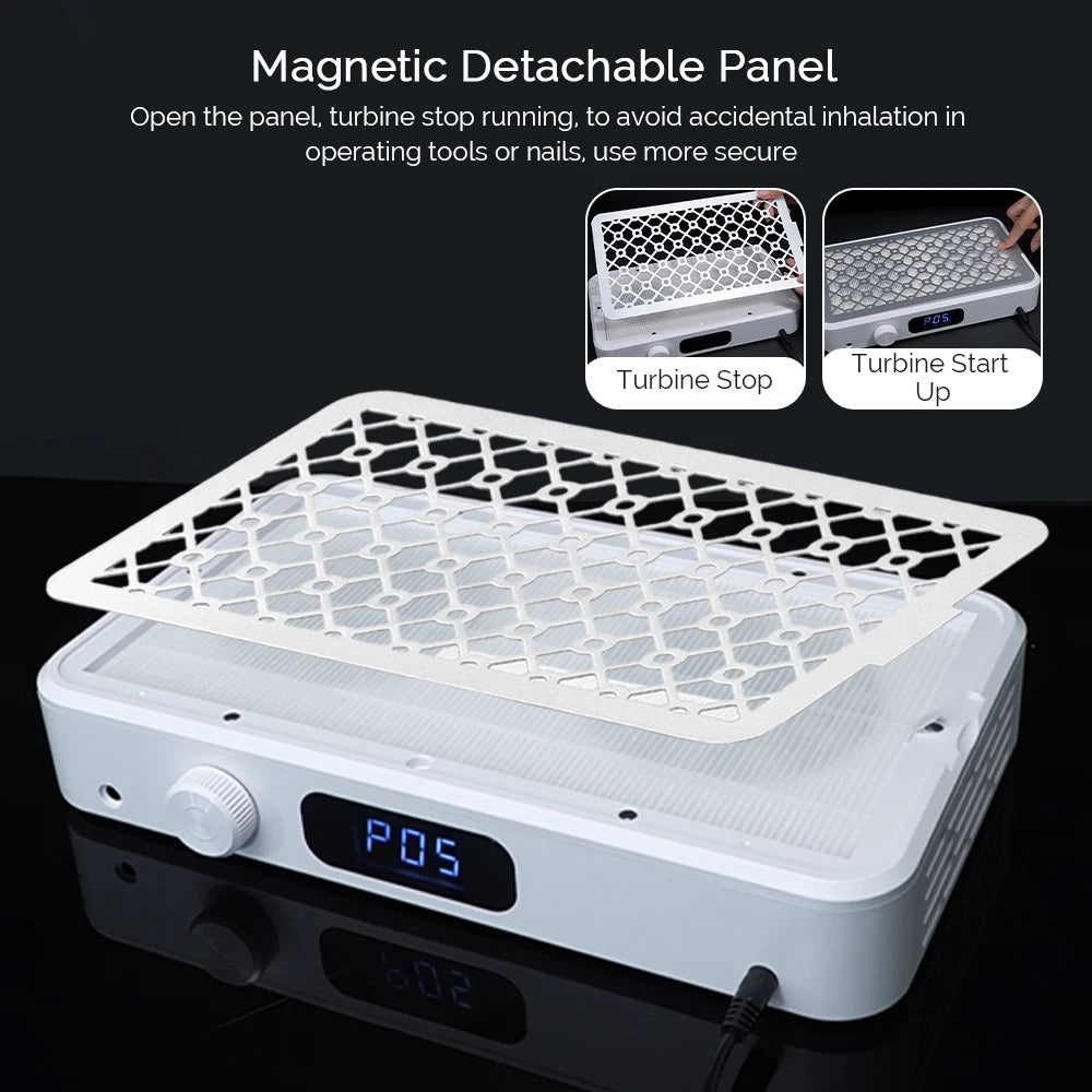 Professional Dual-Fan Nail Dust Collector - 4