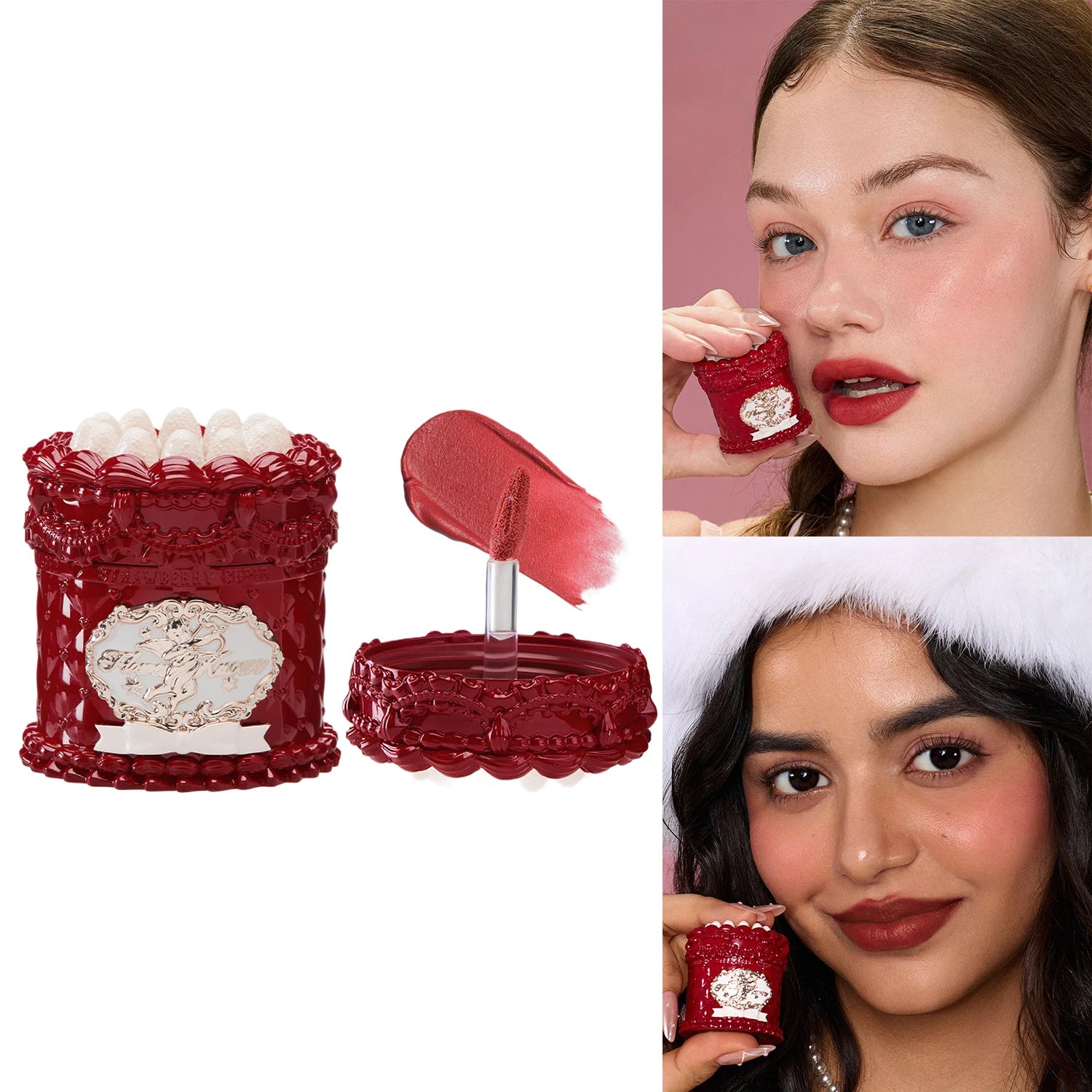 Hydrating Non-Sticky Tinted Lip Gloss for Shiny Long-Lasting Wear - 38