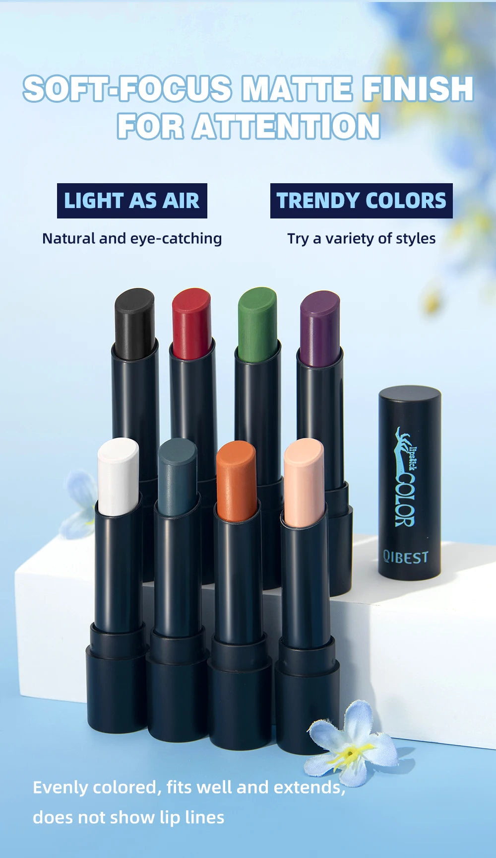 Long-Lasting Velvet Matte Lipstick for All-Day Wear - 9