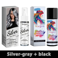 Instant Temporary Black Hair Color Spray for Roots and Styling