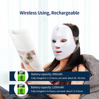 7-Color LED Photon Light Therapy Facial Mask