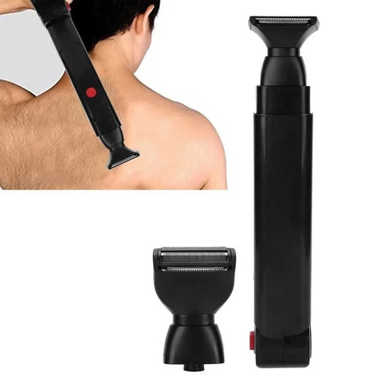 Adjustable Long-Handle Back Hair Shaver for Men