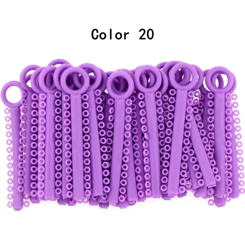 Orthodontic Elastic Ligature Ties for Dental Braces - 30