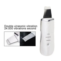 3-in-1 Ultrasonic Facial Skin Scrubber and Pore Cleaner