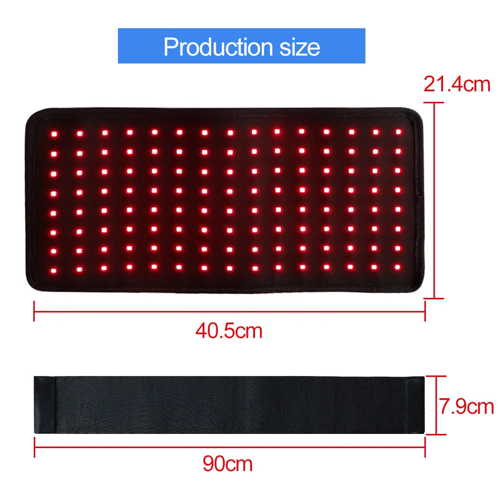 Infrared Red Light Therapy Waist Heating Belt for Muscle Relief - 4