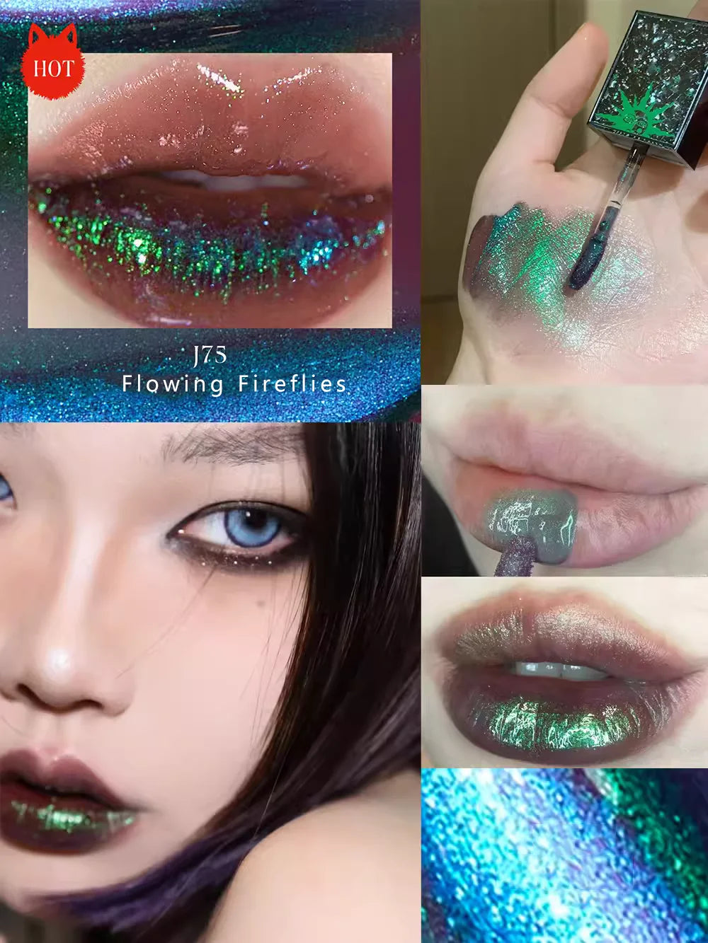 Mirror Finish Hydrating Cyberpunk Lip Gloss - 55