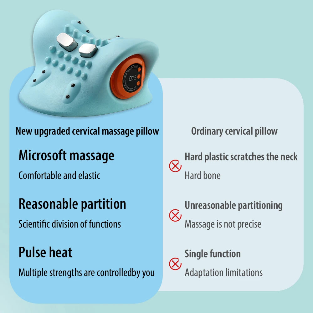 Electric Cervical Neck Massager for Pain Relief and Traction - 17