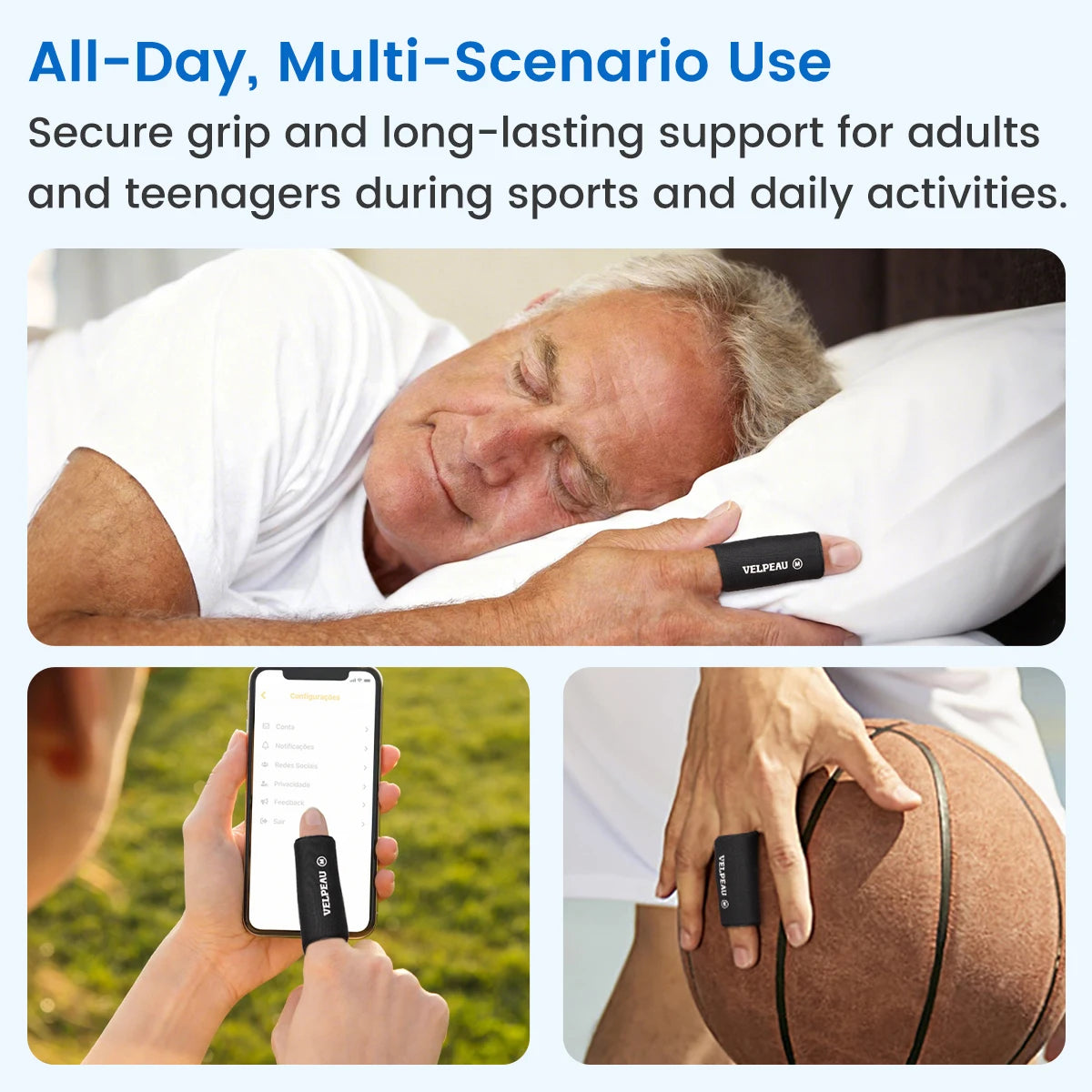 Finger Compression Splint for Pain Relief and Injury Recovery - 11