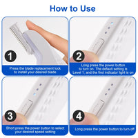 Sonic Facial Dermaplaning Tool for Smooth Exfoliation