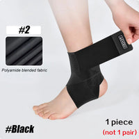 Adjustable Ankle Support Wrap for Pain Relief and Stability