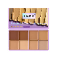 8-Shade Waterproof Full Coverage Cream Concealer Palette