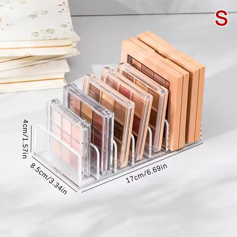 7-Compartment Makeup Palette Organizer for Vanity - 12