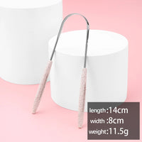 Professional Metal Tongue Scraper for Fresh Breath