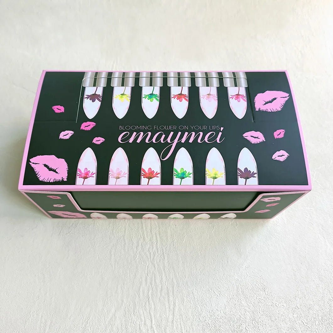 24-Piece Color-Changing Flower Jelly Lipstick Set - 12