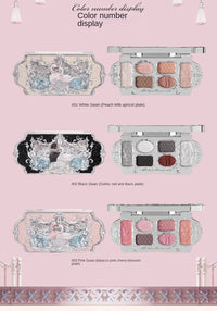 6-Color Swan Ballet Eyeshadow Palette