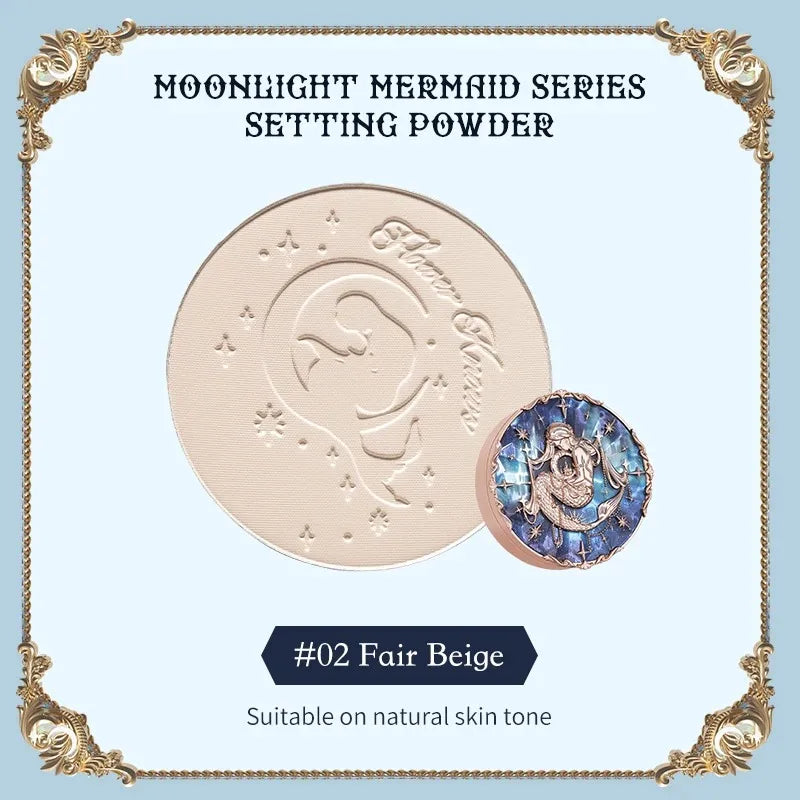 Mermaid Matte Oil-Control Pressed Face Powder - 40