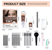Professional Eyelash and Eyebrow Tinting Kit for Natural Definition