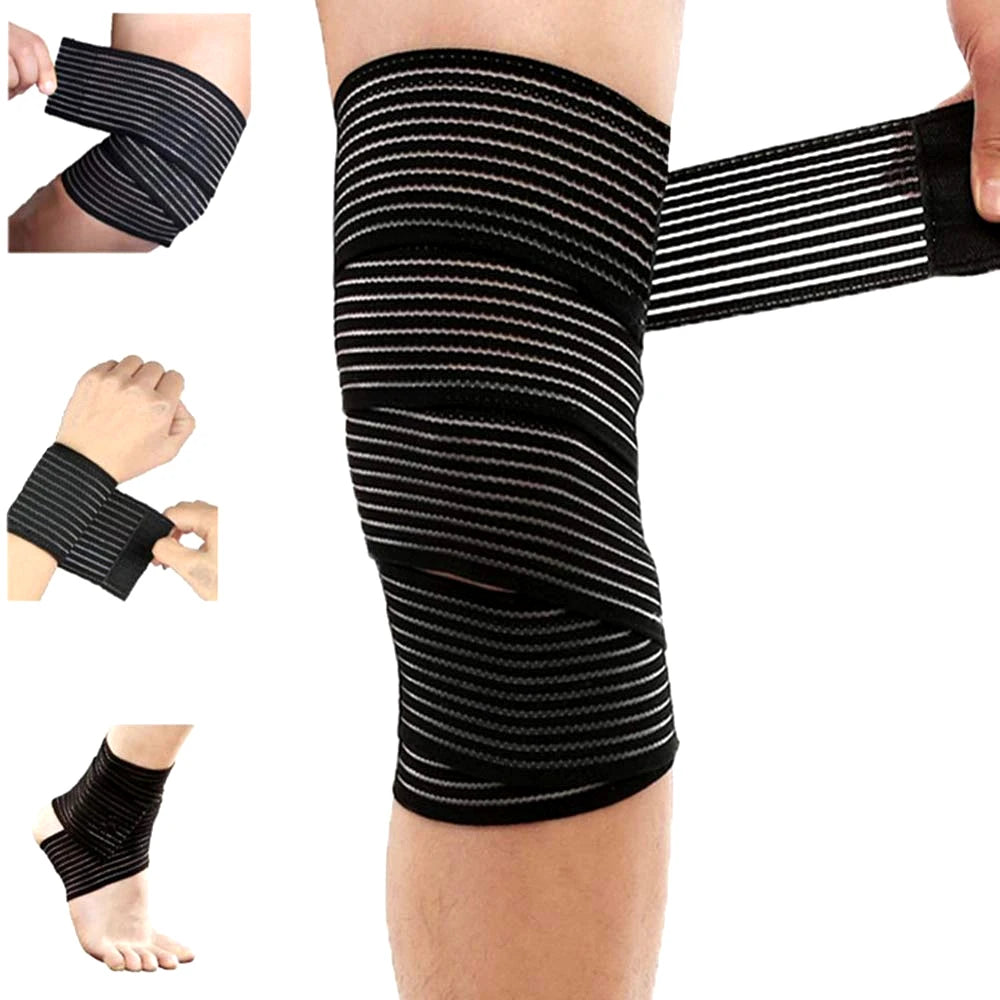 Adjustable Elastic Compression Support Wrap for Joints and Muscles - 13