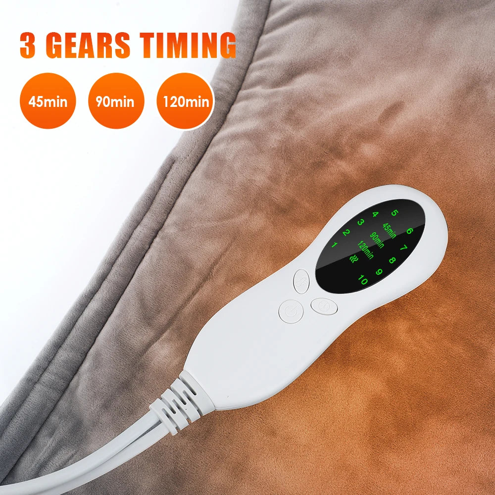 Electric Heated Shawl for Neck, Shoulder, and Back Pain Relief - 3