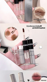 Dual-Ended Water-Matte Lip Tint and Gloss