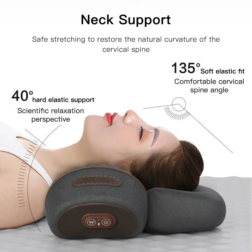 3-in-1 Heated Neck and Shoulder Traction Massager - 8
