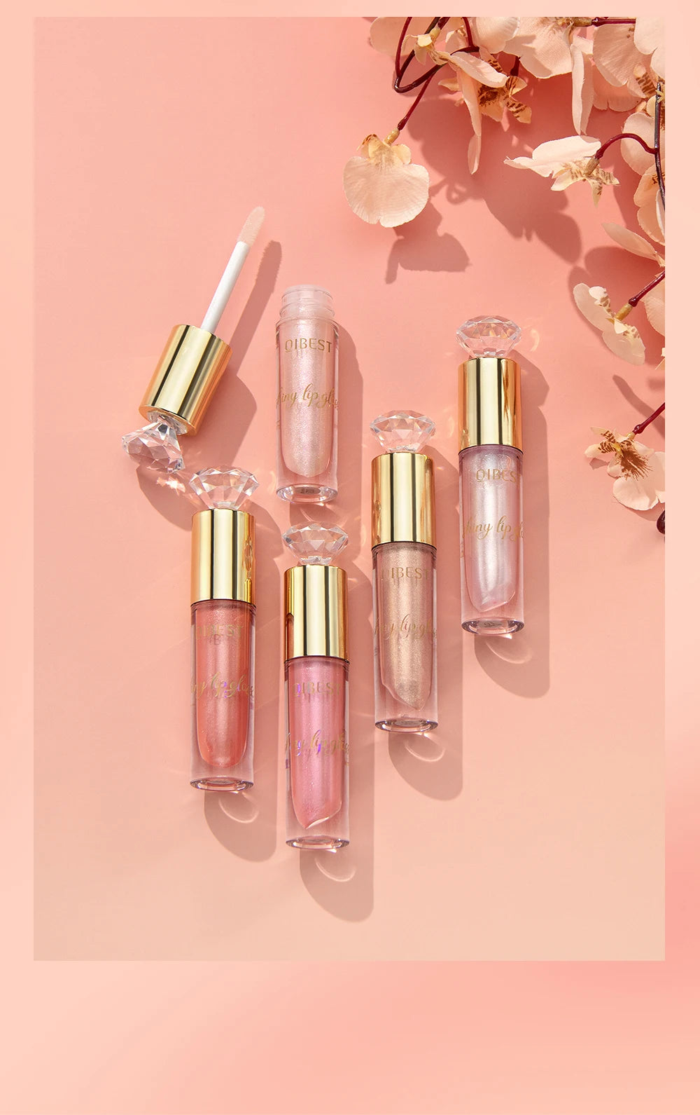 Diamond Shimmer Glitter Lip Gloss - 19
