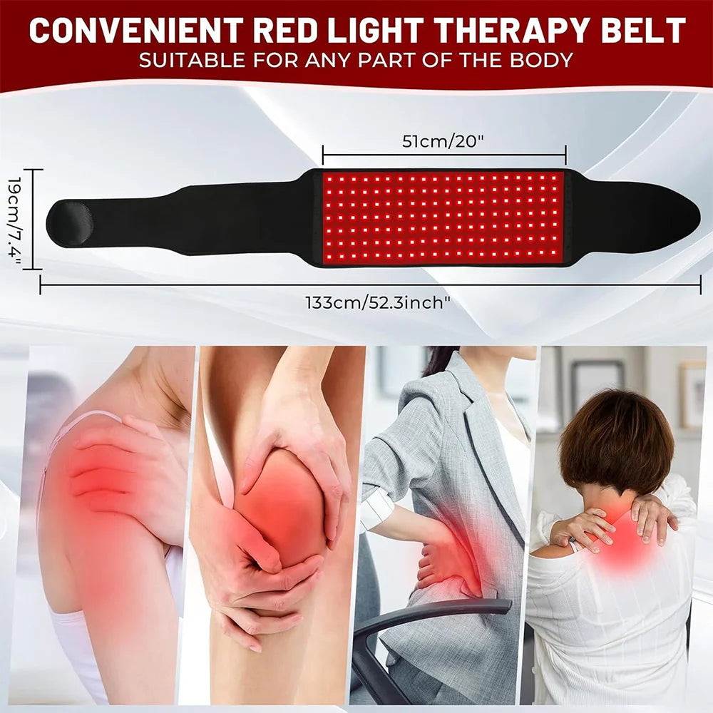 Red Light Therapy Belt for Pain Relief and Muscle Recovery - 4