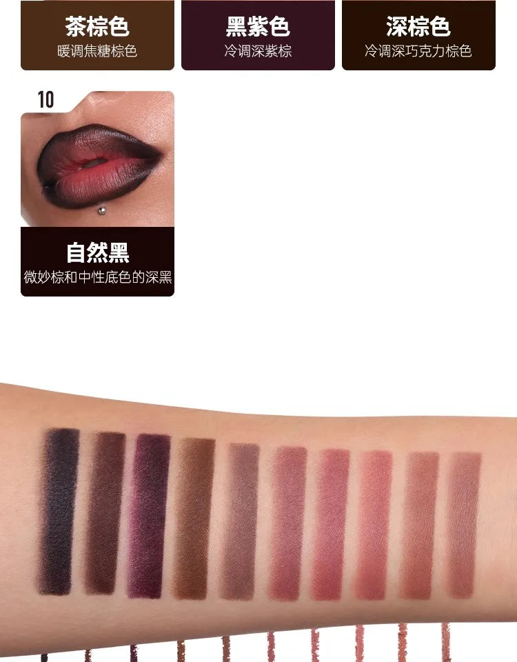 Velvet Matte Waterproof Lip Liner Pencil - 14
